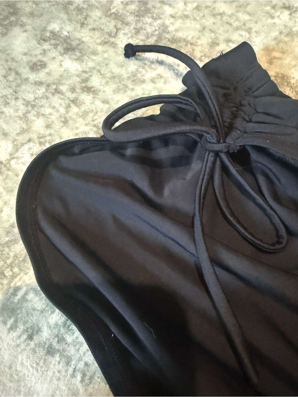 Black Side Tie Bikini Swim Bottoms Plus Size Approx 1X - Picture 4 of 4
